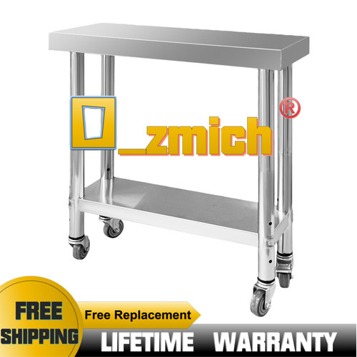 76cm edelstahltisch mit - 30*76cm,