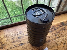 Benzinfass Ölfass ähnlich Wehrmacht Metallfass Thörl Hamburg Harburg 1950