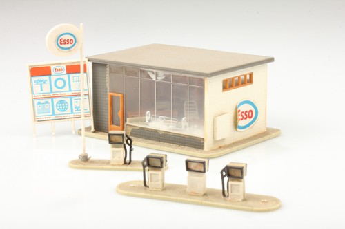 Esso tankstelle klassik - h0,
