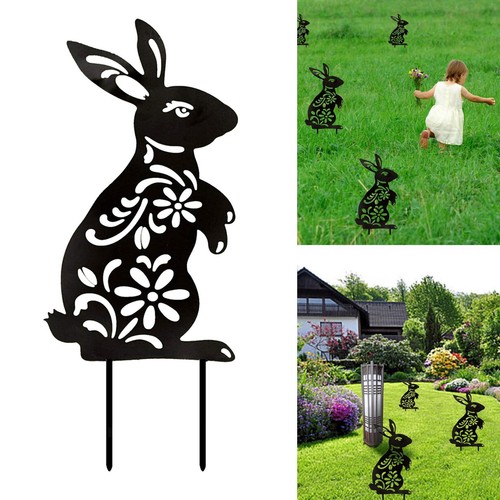 Osterhasen-Silhouette