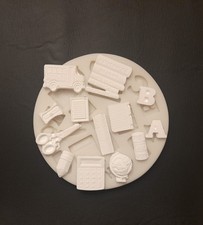 Silikonform Gießform Schulsachen