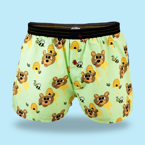 Unabux boxershorts honey bear - unabux,
