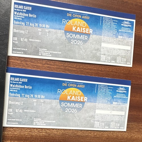 Roland kaiser tickets - kaiser,