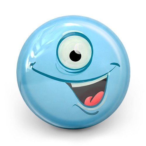 Bowling ball otb blue monster - bowling,