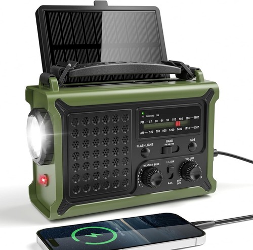 Notfallradio solar kurbelradio - solar,