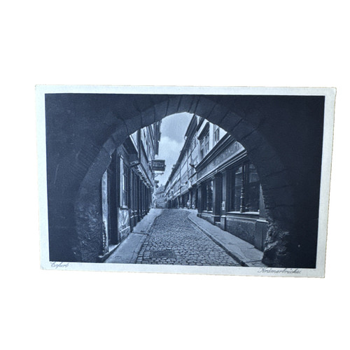 Ansichtskarte postkarte erfurt - ansichtskarte,