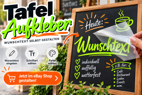 Tafel werbung reklame - werbung,