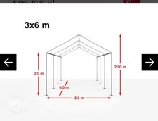 Partyzelt 3x6m - 6x12m