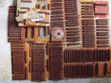 PLATINE RÜCKWÄNDE*MEHRERE  STECKVERBINDUNGEN*KONTAKTEN SILBER BESCHICHTET*UDSSR*