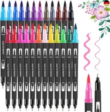 Dual Brush Pen Set - 24 Farben