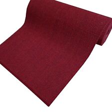 SALE Teppich Läufer Echt Sisal 65x150 cm Brasilia Rot meliert Latexrücken