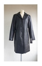 Gipsy Ledermantel schwarz