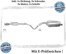 Auspuffanlage für Fiat Bravo