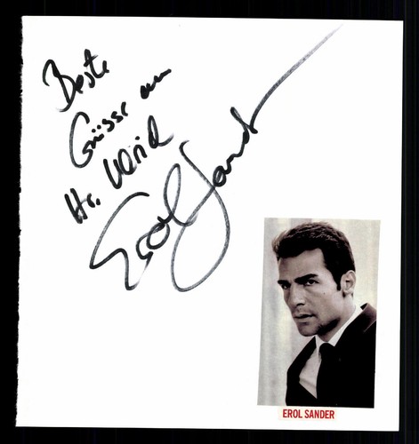 Erol sander albumblatt orignal - erol,
