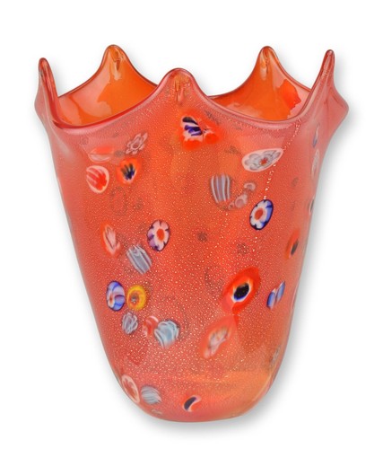 Eine glasvase murano stil - glasvase, im