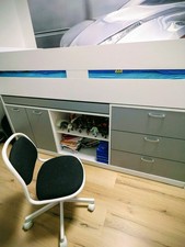 Hochbett etagenbett 90x200cm - etagenbett,