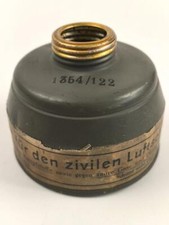 Auer " S- Filter für den zivilen Luftschutz" datiert 1938, ungereinigtes Stück