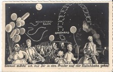 Einmal möcht ich mit Dir in den Prater auf die Rutschbahn gehn ! 1940 Wien