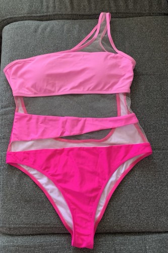 Damen badeanzug sexy - badeanzug, pink