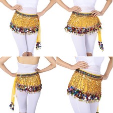Belly Dance Dancer Kleidung Paillette Quaste Quaste Rand Schal Belt Taille