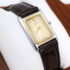 SEIKO CREDOR Quarzuhr 14K Lünette klassisches Design getestet Top Zustand