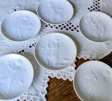 6x Tellerchen vintage