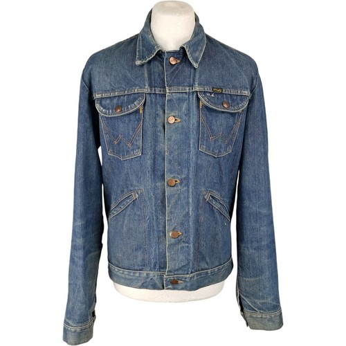 Wrangler denim trucker jacke - denim,