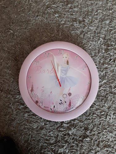 Barbie wanduhr sammlung pink - barbie,