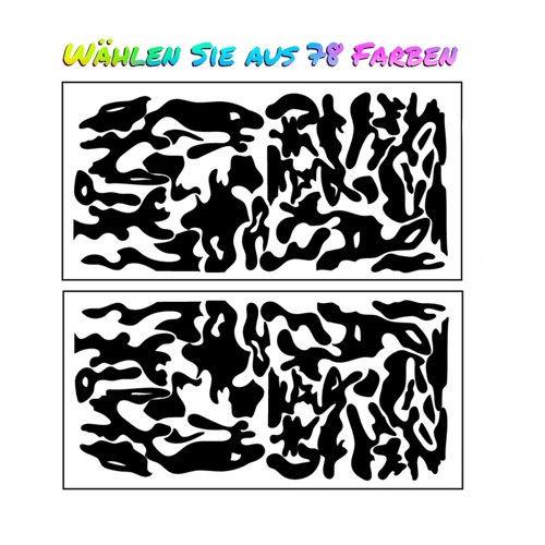 Camouflage aufkleber set - aufkleber,