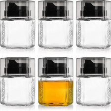 6 Stück Glas Honigspender 8,5