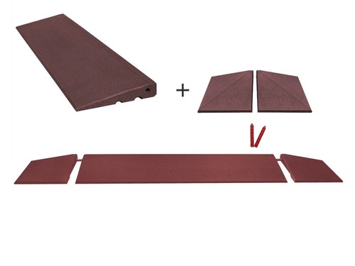 Bordsteinrampe set mit ecken - bordsteinrampe,