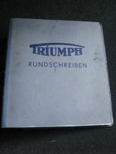 Triumph-Rundschreiben Ordner-1960 Germany-Fahrräder-Motorräder-Vintage
