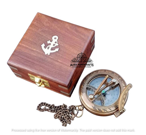 Aura maritim messing sonnenuhr - aura,
