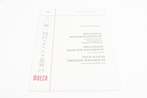 Moeck pachelbel zwei - moeck,