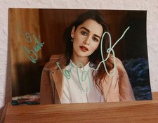 Emilia Clarke Autogramm - original unterschrieben – TOP Zustand