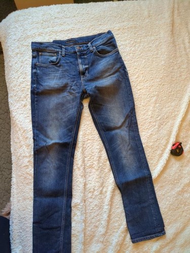 Men nudie jeans navy - men,