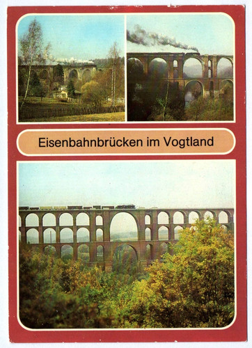 Eisenbahnbrücken im - ak,