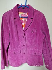 Lederjacke, SnapShot, Echtleder, Damen 46, Farbe Pink