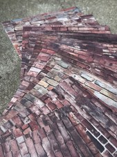 Papier Packung x24 Wand Ziegel