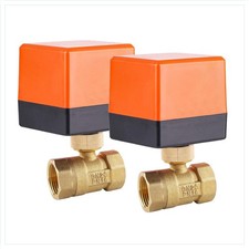 2 Wege Zonenventil Kugelventil AC 230V Messing Heizungsventil