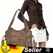 Schultertasche Damen Leder