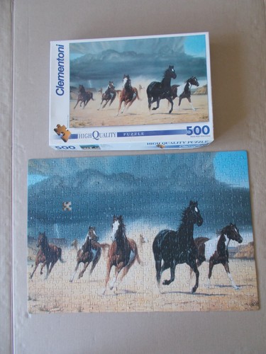 500 teile puzzle pferde - teile,