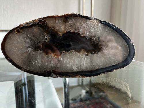 Achat-Bergkristall-