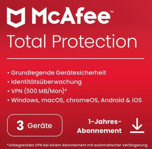 Mcafee total protection - total, 2026