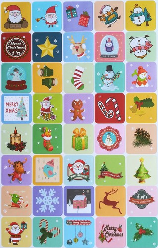 40x weihnacht sticker x30 - sticker,