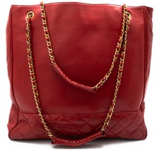 CHANEL TOTE BAG CHAIN SHOULDER