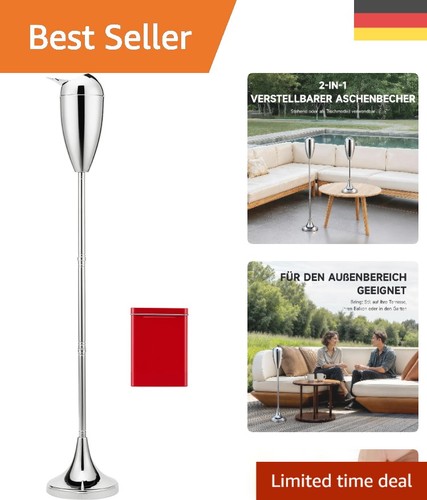 Edelstahl aschenbecher stand - aschenbecher,