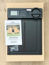 Wie NEU-automatische Hühnerklappe Aluminium -Gebraucht