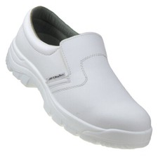 Sicherheitsschuhe Weiß Küchenschuhe Kochschuhe Arbeitsschuhe S2 Kappe(BPWhite-W)