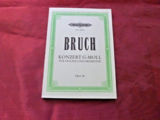 BRUCH Konzert G-Moll für Violine und Orchester Opus 26 (Taschernpartitur) Noten